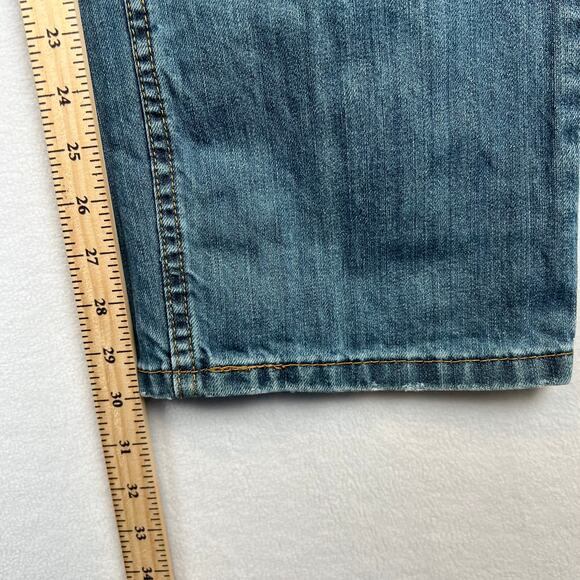 Levis 559 Jeans Mens 38x32 Blue Relaxed Straight Mid Rise Medium Wash Denim Y2K - Picture 9 of 11